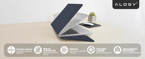 Etui do Apple MacBook Air 13 / 13.3" 2018-2021 (M1 A2337/A2179/A1932) - elastyczna, matowa obudowa ochronna, lekka i odporna - A