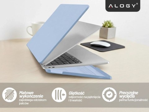 Etui do Apple MacBook Air 13 / 13.3" 2018-2021 (M1 A2337/A2179/A1932) - elastyczna, matowa obudowa ochronna, lekka i odporna - A
