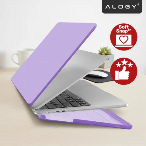 Etui do Apple Macbook Air 13.6 2022-2025 (M2/M3/M4) - elastyczna, matowa obudowa ochronna, lekka i odporna - Alogy AirGuard™ Fio