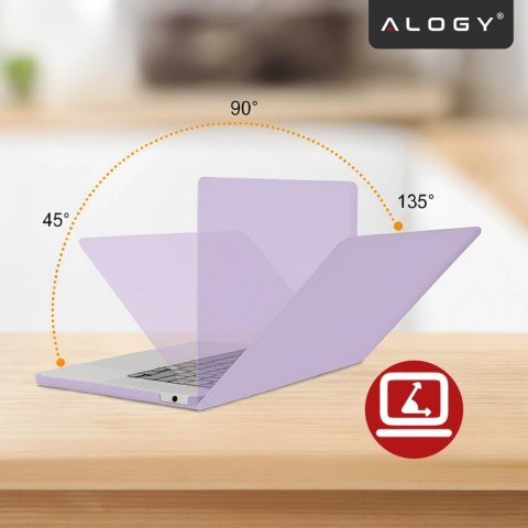 Etui do Apple Macbook Air 13.6 2022-2025 (M2/M3/M4) - elastyczna, matowa obudowa ochronna, lekka i odporna - Alogy AirGuard™ Fio