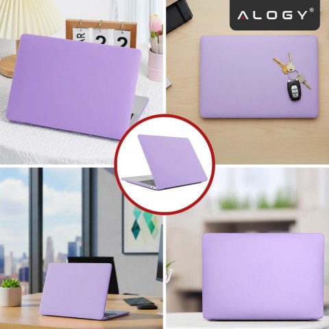 Etui do Apple Macbook Air 13.6 2022-2025 (M2/M3/M4) - elastyczna, matowa obudowa ochronna, lekka i odporna - Alogy AirGuard™ Fio