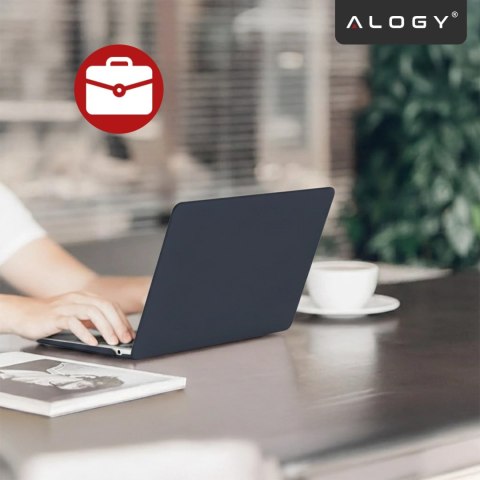 Etui do Apple Macbook Air 13.6 2022-2025 (M2/M3/M4) - elastyczna, matowa obudowa ochronna, lekka i odporna - Alogy AirGuard™ Gra