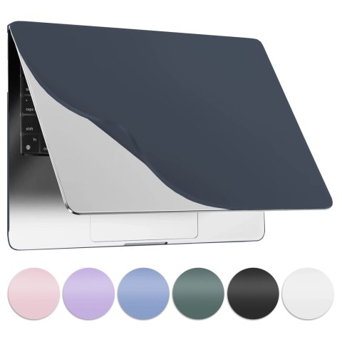 Etui do Apple Macbook Air 13.6 2022-2025 (M2/M3/M4) - elastyczna, matowa obudowa ochronna, lekka i odporna - Alogy AirGuard™ Gra