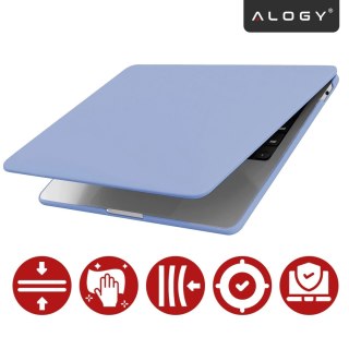 Etui do Apple Macbook Air 13.6 2022-2025 (M2/M3/M4) - elastyczna, matowa obudowa ochronna, lekka i odporna - Alogy AirGuard™ Law