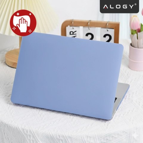Etui do Apple Macbook Air 13.6 2022-2025 (M2/M3/M4) - elastyczna, matowa obudowa ochronna, lekka i odporna - Alogy AirGuard™ Law