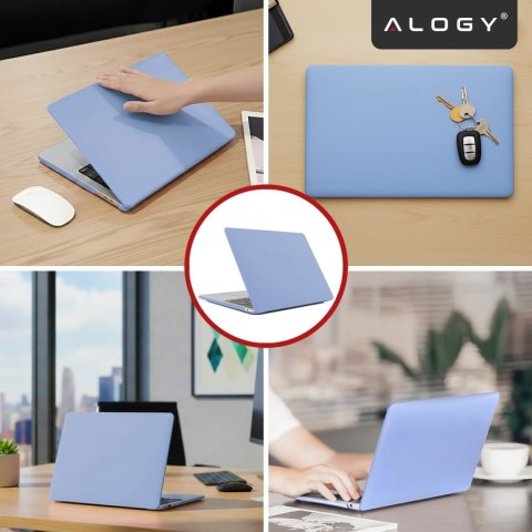 Etui do Apple Macbook Air 13.6 2022-2025 (M2/M3/M4) - elastyczna, matowa obudowa ochronna, lekka i odporna - Alogy AirGuard™ Law
