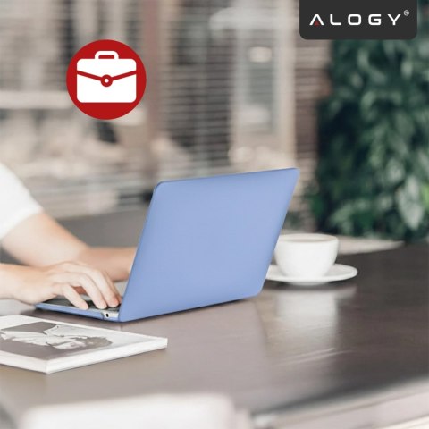 Etui do Apple Macbook Air 13.6 2022-2025 (M2/M3/M4) - elastyczna, matowa obudowa ochronna, lekka i odporna - Alogy AirGuard™ Law