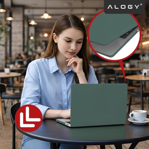 Etui do Apple Macbook Air 13.6 2022-2025 (M2/M3/M4) - elastyczna, matowa obudowa ochronna, lekka i odporna - Alogy AirGuard™ Zie