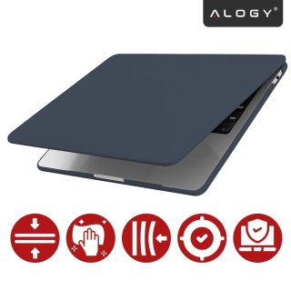 Etui do Apple Macbook Air 15 2023-2025 (M2/M3/M4) - elastyczna, matowa obudowa ochronna, lekka i odporna - Alogy AirGuard™ Grana