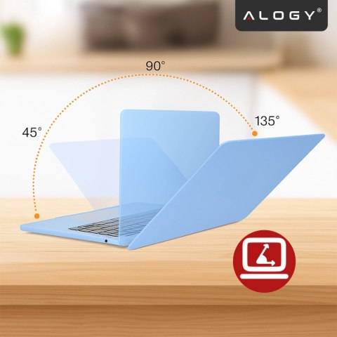 Etui do Apple Macbook Air 15 2023-2025 (M2/M3/M4) - elastyczna, matowa obudowa ochronna, lekka i odporna - Alogy AirGuard™ Lawen