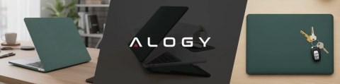 Etui do Apple Macbook Air 15 2023-2025 (M2/M3/M4) - elastyczna, matowa obudowa ochronna, lekka i odporna - Alogy AirGuard™ Zielo