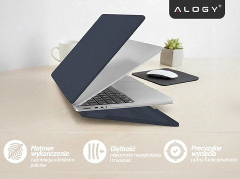 Etui do Apple Macbook Pro 14 2021-2024 (M1/M2/M3/M4) - elastyczna, matowa obudowa ochronna, lekka i odporna - Alogy AirGuard™ Gr