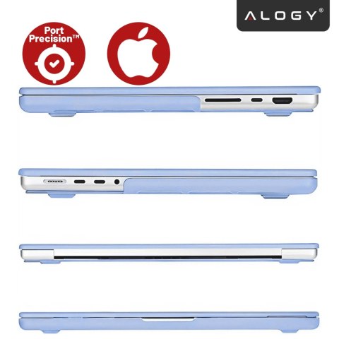 Etui do Apple Macbook Pro 14 2021-2024 (M1/M2/M3/M4) - elastyczna, matowa obudowa ochronna, lekka i odporna - Alogy AirGuard™ La