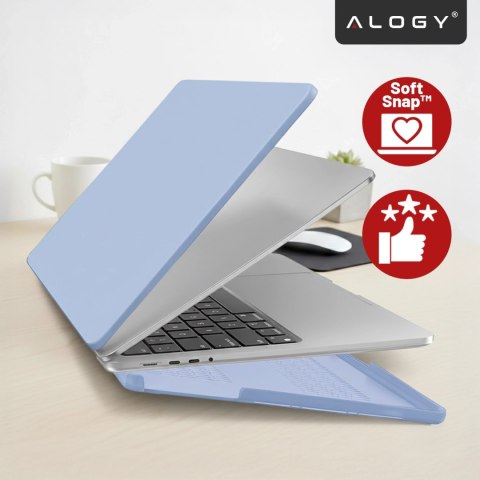 Etui do Apple Macbook Pro 14 2021-2024 (M1/M2/M3/M4) - elastyczna, matowa obudowa ochronna, lekka i odporna - Alogy AirGuard™ La