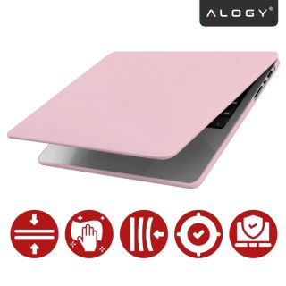 Etui do Apple Macbook Pro 14 2021-2024 (M1/M2/M3/M4) - elastyczna, matowa obudowa ochronna, lekka i odporna - Alogy AirGuard™ Ró