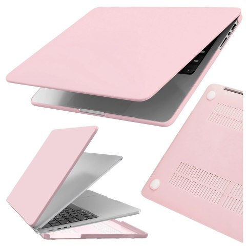 Etui do Apple Macbook Pro 14 2021-2024 (M1/M2/M3/M4) - elastyczna, matowa obudowa ochronna, lekka i odporna - Alogy AirGuard™ Ró