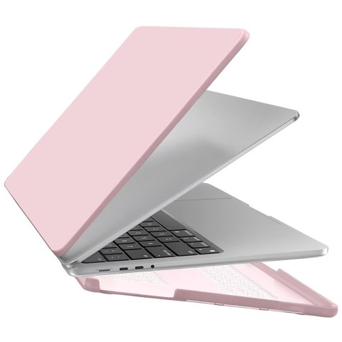 Etui do Apple Macbook Pro 14 2021-2024 (M1/M2/M3/M4) - elastyczna, matowa obudowa ochronna, lekka i odporna - Alogy AirGuard™ Ró