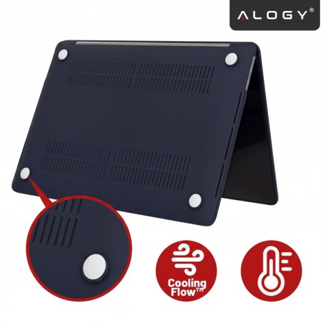 Etui do Apple Macbook Pro 16 2021-2025 (M1/M2/M3/M4) - elastyczna, matowa obudowa ochronna, lekka i odporna - Alogy AirGuard™ Gr