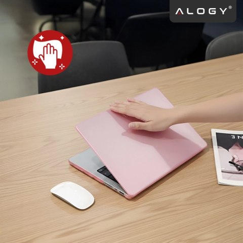 Etui do Apple Macbook Pro 16 2021-2025 (M1/M2/M3/M4) - elastyczna, matowa obudowa ochronna, lekka i odporna - Alogy AirGuard™ Ró
