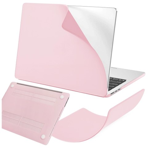 Etui do Apple Macbook Pro 16 2021-2025 (M1/M2/M3/M4) - elastyczna, matowa obudowa ochronna, lekka i odporna - Alogy AirGuard™ Ró