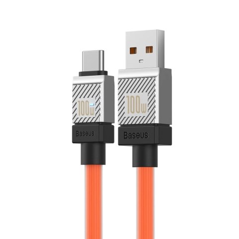 Kabel Baseus CoolPlay USB do USB-C 2m 100W Pomarańczowy