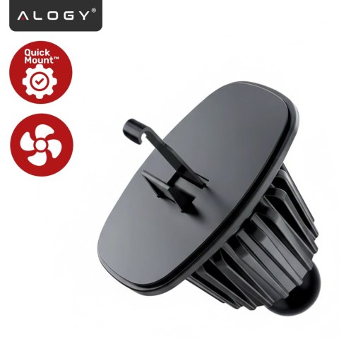 Uchwyt samochodowy do kratki wentylacyjnej - podwójny uchwyt do MagSafe na 2 telefony, mocny i stabilny, magnetyczna konstrukcja