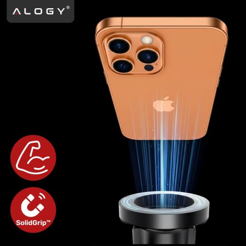 Uchwyt samochodowy do kratki wentylacyjnej - podwójny uchwyt do MagSafe na 2 telefony, mocny i stabilny, magnetyczna konstrukcja