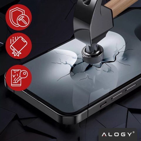 2x Szkło Hartowane Ochronne 9H do Apple iPhone 17, Wzmocnione i Odporne na Zarysowania, Łatwy Montaż Bez Bąbelków, Alogy Heavy P