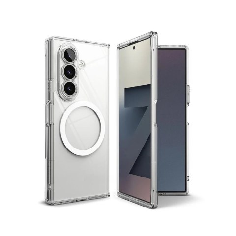 Etui Ringke Fusion MagSafe do Galaxy Z Fold 7 Przezroczyste