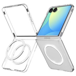 Etui do Galaxy Z Flip 7 Spigen AirSkin Mag MagSafe Clear/White