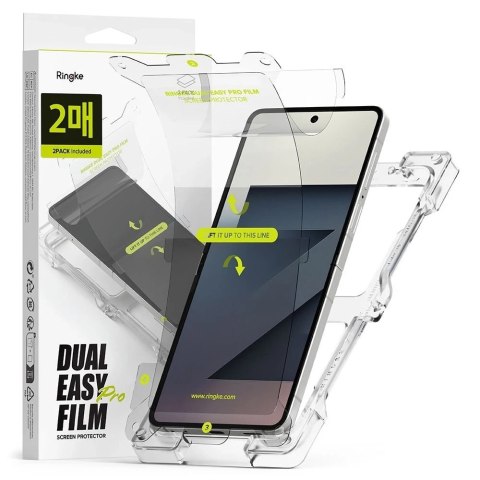 Folia Ringke Dual Easy Pro 2-Pack Galaxy Z Flip 7 Clear Wewnętrzna