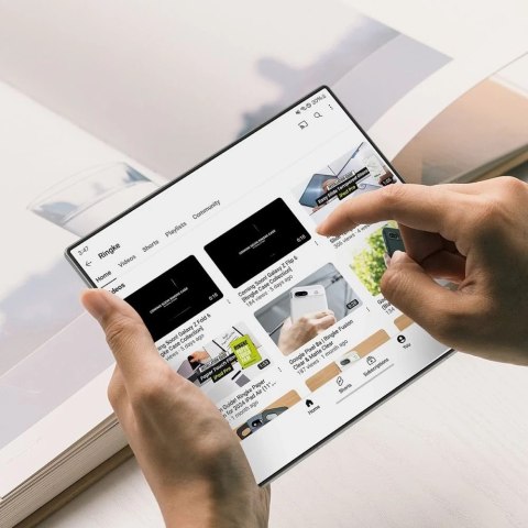 Folia Ringke Dual Easy Pro 2-Pack Galaxy Z Fold 7 Ochronna Clear