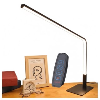 Lampka biurkowa nocna LED długie oświetlenie - trzy tryby barwy, regulacja jasności, lampa na biurko, do czytania i pracy domowe