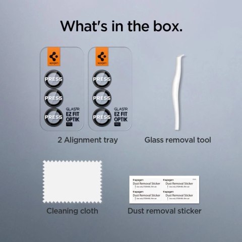 Osłona Aparatu Spigen Optik Pro HD Fold 7 2-Pack Black