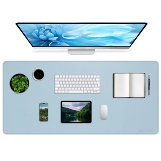 Podkładka na biurko 100×50 cm - antypoślizgowa mata ochronna z eleganckiej ekoskóry PU, pod mysz i klawiaturę, stylowa i trwała 