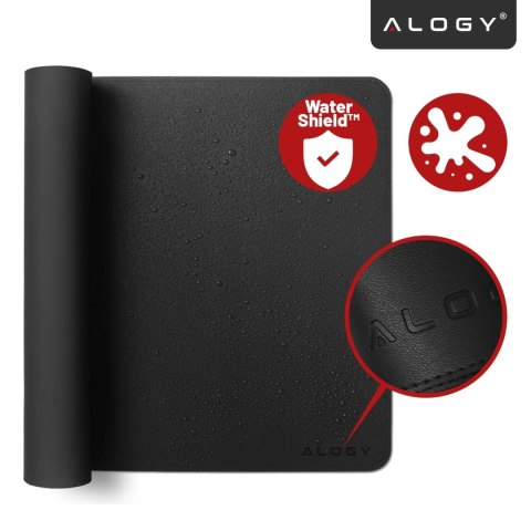 Podkładka na biurko 120×60 cm - antypoślizgowa mata ochronna z eleganckiej ekoskóry PU, pod mysz i klawiaturę, stylowa i trwała 