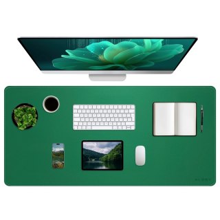 Podkładka na biurko 80×40 cm - antypoślizgowa mata ochronna z eleganckiej ekoskóry PU, pod mysz i klawiaturę, stylowa i trwała -