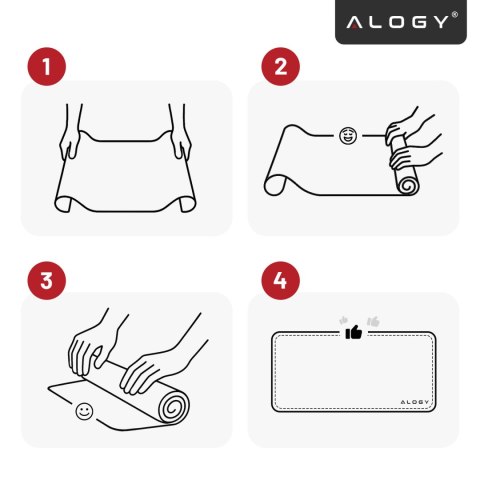 Podkładka na biurko 90×45 cm - antypoślizgowa mata ochronna z eleganckiej ekoskóry PU, pod mysz i klawiaturę, stylowa i trwała -