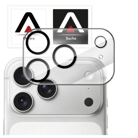 Szkło Ochronne na Obiektyw Aparatu do Apple iPhone 17 Pro Max, Wzmocnione i Odporne na Zarysowania, Precyzyjnie Dopasowane, Alog