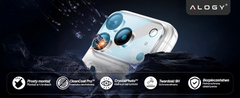 Szkło Ochronne na Obiektyw Aparatu do Apple iPhone 17 Pro Max, Wzmocnione i Odporne na Zarysowania, Precyzyjnie Dopasowane, Alog