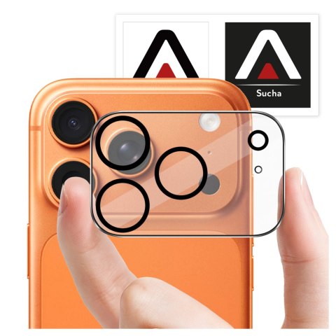 Szkło Ochronne na Obiektyw Aparatu do Apple iPhone 17 Pro, Wzmocnione i Odporne na Zarysowania, Precyzyjnie Dopasowane, Alogy Le