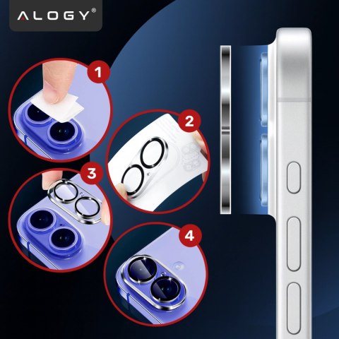 Szkło Ochronne na Obiektyw Aparatu do Apple iPhone 17, Wzmocnione i Odporne na Zarysowania, Precyzyjnie Dopasowane, Alogy Lens P