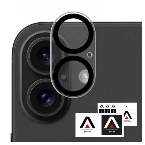 Szkło Ochronne na Obiektyw Aparatu do Apple iPhone 17, Wzmocnione i Odporne na Zarysowania, Precyzyjnie Dopasowane, Alogy Lens P