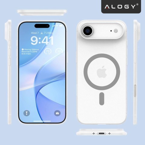 Etui do Apple iPhone 17 Air - matowa obudowa do MagSafe z ochroną obiektywu, smukłe i odporne na zarysowania, idealne dopasowani