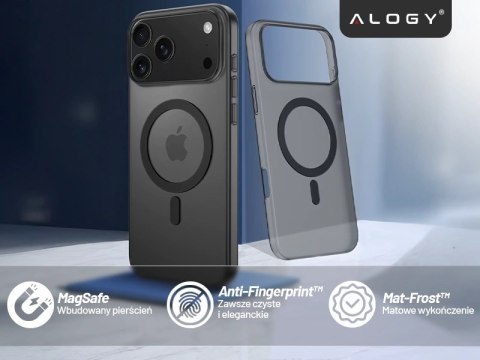 Etui do Apple iPhone 17 Pro Max - matowa obudowa do MagSafe z ochroną obiektywu, smukłe i odporne na zarysowania, idealne dopaso