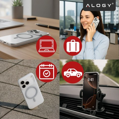 Etui do Apple iPhone 17 Pro - matowa obudowa do MagSafe z ochroną obiektywu, smukłe i odporne na zarysowania, idealne dopasowani