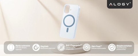 Etui do Apple iPhone 17 - matowa obudowa do MagSafe z ochroną obiektywu, smukłe i odporne na zarysowania, idealne dopasowanie - 