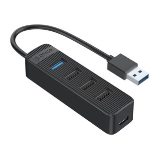 Hub USB Orico TWU32-4A 3.1 + 3x USB 2.0 + USB-C Zasilanie Czarny