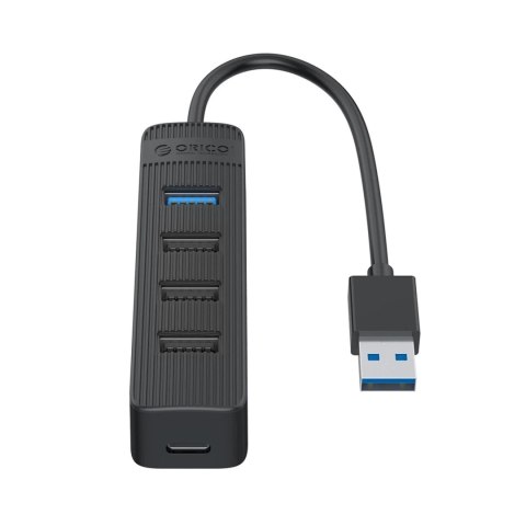Hub USB Orico TWU32-4A 3.1 + 3x USB 2.0 + USB-C Zasilanie Czarny