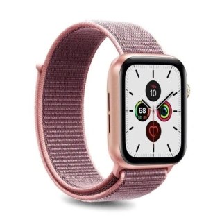 Pasek Nylonowy Puro Sport Band do Apple Watch 42/44/45 mm w Różowym - ultralekki i wygodny na każdą okazję